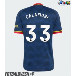 Arsenal Riccardo Calafiori #33 Venkovní Dres 2026-27 Krátký Rukáv