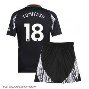 Arsenal Takehiro Tomiyasu #18 Dětské Venkovní Dres 2024-25 Krátký Rukáv (+ trenýrky)