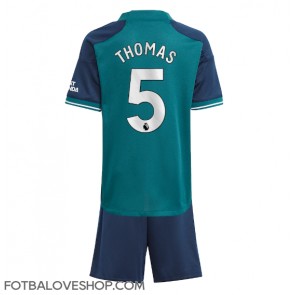 Arsenal Thomas Partey #5 Dětské Alternativní Dres 2023-24 Krátký Rukáv (+ trenýrky)