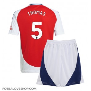 Arsenal Thomas Partey #5 Dětské Domácí Dres 2024-25 Krátký Rukáv (+ trenýrky)