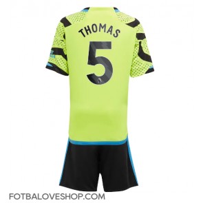 Arsenal Thomas Partey #5 Dětské Venkovní Dres 2023-24 Krátký Rukáv (+ trenýrky)
