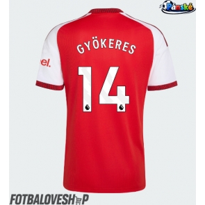 Arsenal Viktor Gyokeres #14 Domácí Dres 2026-27 Krátký Rukáv