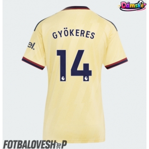 Arsenal Viktor Gyokeres #14 Dámské Alternativní Dres 2026-27 Krátký Rukáv
