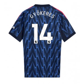 Arsenal Viktor Gyokeres #14 Venkovní Dres 2025-26 Krátký Rukáv