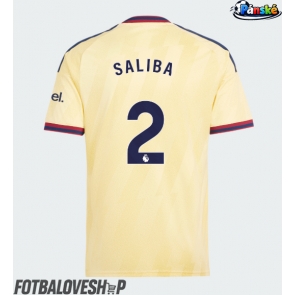 Arsenal William Saliba #2 Alternativní Dres 2026-27 Krátký Rukáv