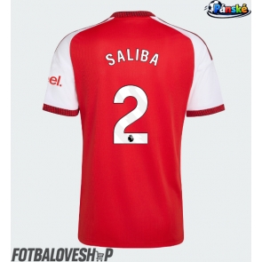 Arsenal William Saliba #2 Domácí Dres 2026-27 Krátký Rukáv