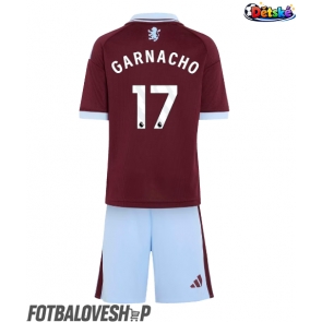 Aston Villa Alejandro Garnacho #17 Dětské Domácí Dres 2026-27 Krátký Rukáv (+ trenýrky)