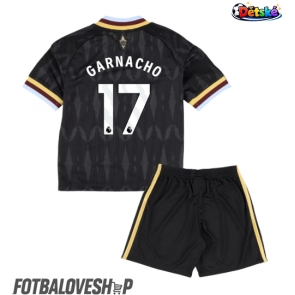 Aston Villa Alejandro Garnacho #17 Dětské Venkovní Dres 2026-27 Krátký Rukáv (+ trenýrky)