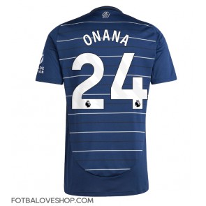 Aston Villa Amadou Onana #24 Alternativní Dres 2024-25 Krátký Rukáv