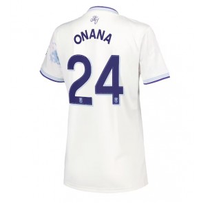 Aston Villa Amadou Onana #24 Dámské Alternativní Dres 2025-26 Krátký Rukáv