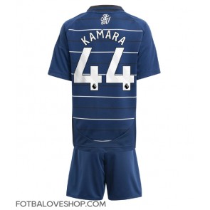 Aston Villa Boubacar Kamara #44 Dětské Alternativní Dres 2024-25 Krátký Rukáv (+ trenýrky)