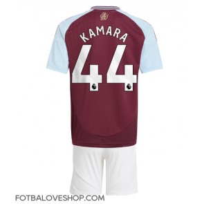 Aston Villa Boubacar Kamara #44 Dětské Domácí Dres 2024-25 Krátký Rukáv (+ trenýrky)