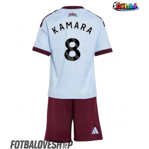 Aston Villa Boubacar Kamara #8 Dětské Alternativní Dres 2026-27 Krátký Rukáv (+ trenýrky)