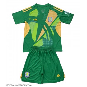 Aston Villa Brankářské Dětské Domácí Dres 2024-25 Krátký Rukáv (+ trenýrky)