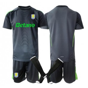 Aston Villa Brankářské Dětské Domácí Dres 2025-26 Krátký Rukáv (+ trenýrky)