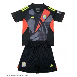 Aston Villa Brankářské Dětské Venkovní Dres 2024-25 Krátký Rukáv (+ trenýrky)