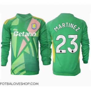 Aston Villa Emiliano Martinez #23 Brankářské Domácí Dres 2024-25 Dlouhý Rukáv