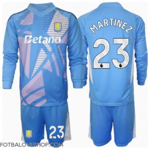 Aston Villa Emiliano Martinez #23 Brankářské Dětské Alternativní Dres 2024-25 Dlouhý Rukáv (+ trenýrky)