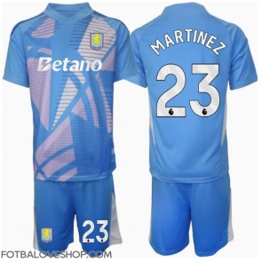 Aston Villa Emiliano Martinez #23 Brankářské Dětské Alternativní Dres 2024-25 Krátký Rukáv (+ trenýrky)