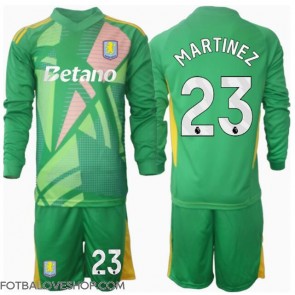 Aston Villa Emiliano Martinez #23 Brankářské Dětské Domácí Dres 2024-25 Dlouhý Rukáv (+ trenýrky)