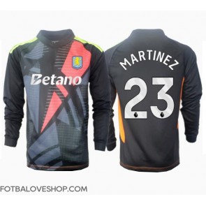 Aston Villa Emiliano Martinez #23 Brankářské Venkovní Dres 2024-25 Dlouhý Rukáv