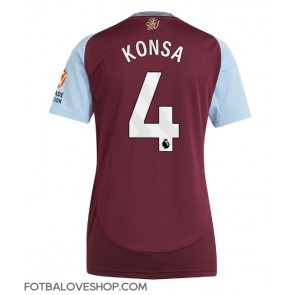 Aston Villa Ezri Konsa #4 Dámské Domácí Dres 2024-25 Krátký Rukáv