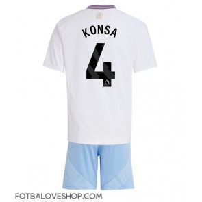 Aston Villa Ezri Konsa #4 Dětské Venkovní Dres 2024-25 Krátký Rukáv (+ trenýrky)