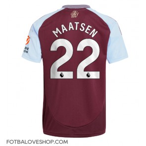 Aston Villa Ian Maatsen #22 Domácí Dres 2024-25 Krátký Rukáv