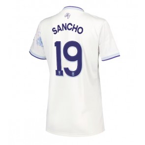 Aston Villa Jadon Sancho #19 Dámské Alternativní Dres 2025-26 Krátký Rukáv