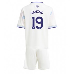 Aston Villa Jadon Sancho #19 Dětské Alternativní Dres 2025-26 Krátký Rukáv (+ trenýrky)