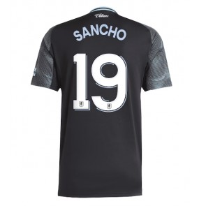Aston Villa Jadon Sancho #19 Venkovní Dres 2025-26 Krátký Rukáv