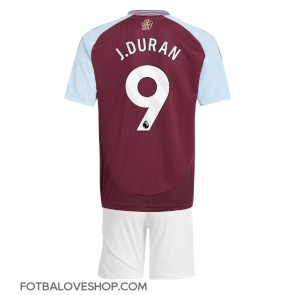 Aston Villa Jhon Duran #9 Dětské Domácí Dres 2024-25 Krátký Rukáv (+ trenýrky)