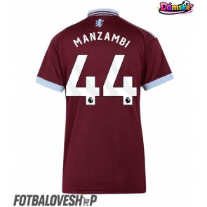 Aston Villa Johan Manzambi #44 Dámské Domácí Dres 2026-27 Krátký Rukáv