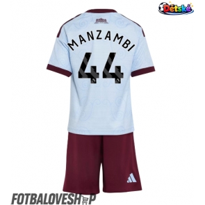 Aston Villa Johan Manzambi #44 Dětské Alternativní Dres 2026-27 Krátký Rukáv (+ trenýrky)
