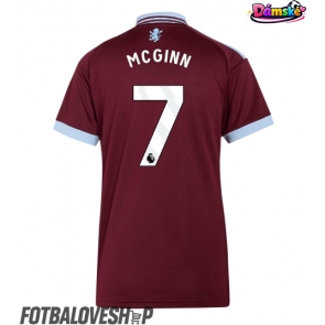 Aston Villa John McGinn #7 Dámské Domácí Dres 2026-27 Krátký Rukáv