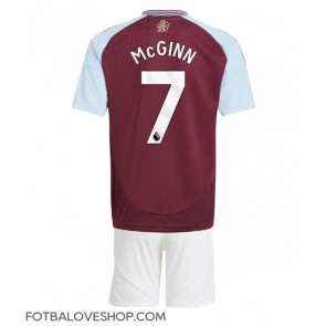 Aston Villa John McGinn #7 Dětské Domácí Dres 2024-25 Krátký Rukáv (+ trenýrky)