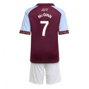 Aston Villa John McGinn #7 Dětské Domácí Dres 2025-26 Krátký Rukáv (+ trenýrky)