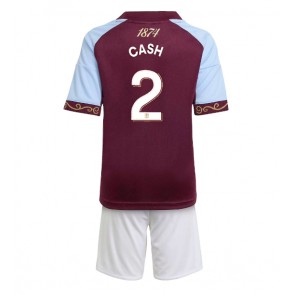 Aston Villa Matty Cash #2 Dětské Domácí Dres 2025-26 Krátký Rukáv (+ trenýrky)