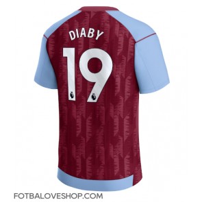 Aston Villa Moussa Diaby #19 Domácí Dres 2023-24 Krátký Rukáv