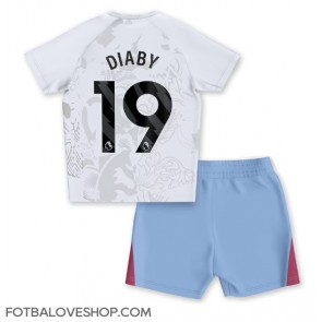Aston Villa Moussa Diaby #19 Dětské Venkovní Dres 2023-24 Krátký Rukáv (+ trenýrky)