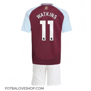 Aston Villa Ollie Watkins #11 Dětské Domácí Dres 2024-25 Krátký Rukáv (+ trenýrky)