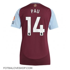 Aston Villa Pau Torres #14 Dámské Domácí Dres 2024-25 Krátký Rukáv
