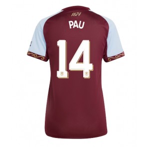 Aston Villa Pau Torres #14 Dámské Domácí Dres 2025-26 Krátký Rukáv