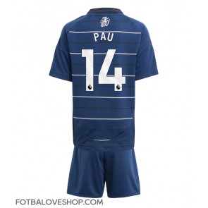 Aston Villa Pau Torres #14 Dětské Alternativní Dres 2024-25 Krátký Rukáv (+ trenýrky)