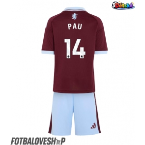 Aston Villa Pau Torres #14 Dětské Domácí Dres 2026-27 Krátký Rukáv (+ trenýrky)