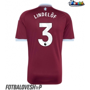 Aston Villa Victor Lindelof #3 Domácí Dres 2026-27 Krátký Rukáv