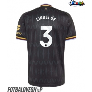 Aston Villa Victor Lindelof #3 Venkovní Dres 2026-27 Krátký Rukáv