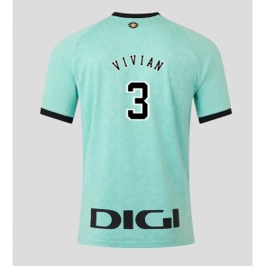Athletic Bilbao Dani Vivian #3 Alternativní Dres 2025-26 Krátký Rukáv