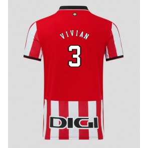 Athletic Bilbao Dani Vivian #3 Domácí Dres 2025-26 Krátký Rukáv