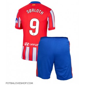 Atletico Madrid Alexander Sorloth #9 Dětské Domácí Dres 2024-25 Krátký Rukáv (+ trenýrky)